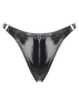 Amazon.com: Lejafay Women's Shiny Metallic Low Rise G-String