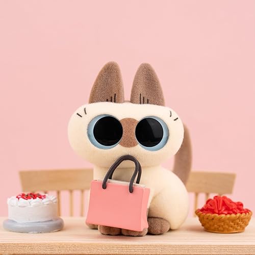 Miniatura 6 de BEEMAI Nobeko Azukisan's Daily Series 2, 3 piezas (juego de 3 no repetidos) Caja ciega de diseño aleatorio, lindas figuras coleccionables, juguetes