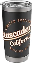 Retro Athletic Atascadero Cali Apparel Stainless Steel Insulated Tumbler