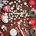 BBTO 400 Pieces Mini Wooden Stars for Crafts Mixed Size Bulk Small Wood Stars Cutout Ornaments Slices Embellishments Tags for DIY Crafts Wedding Party Holiday Decoration