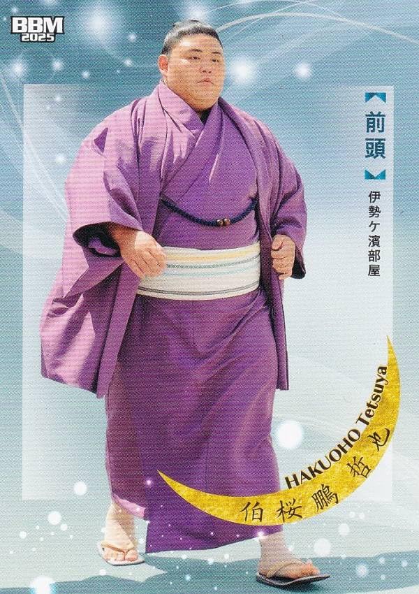 2025 大相撲カード 24 伯桜鵬 哲也 前頭 (レギュラーカード) 「和」-NAGOMI-