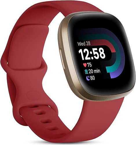 Vista 15 de Odbeai Compatible con correas Fitbit Sense y Sense2/Versa 3 y 4 bandas para mujeres y hombres, correa deportiva de repuesto suave, accesorios
