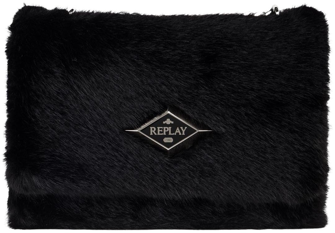Replay Women Fw3000 Shoulder Bag, 0098 Black, Einheitsgröße