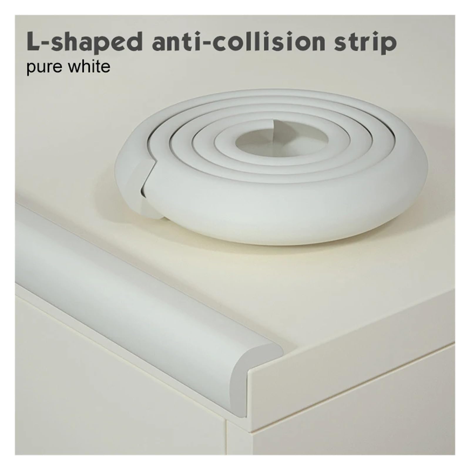 Protectores de mesa para niños con borde de esquina para niños, tira protectora de seguridad para el hogar, barra de protección de escritorio para bordes afilados, absorción de impactos, fácil