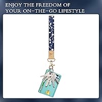 Vista 96 de Ecovision - Llavero con correa para llaves, llaveros de pulsera con 2 argollas para llaves para mujer