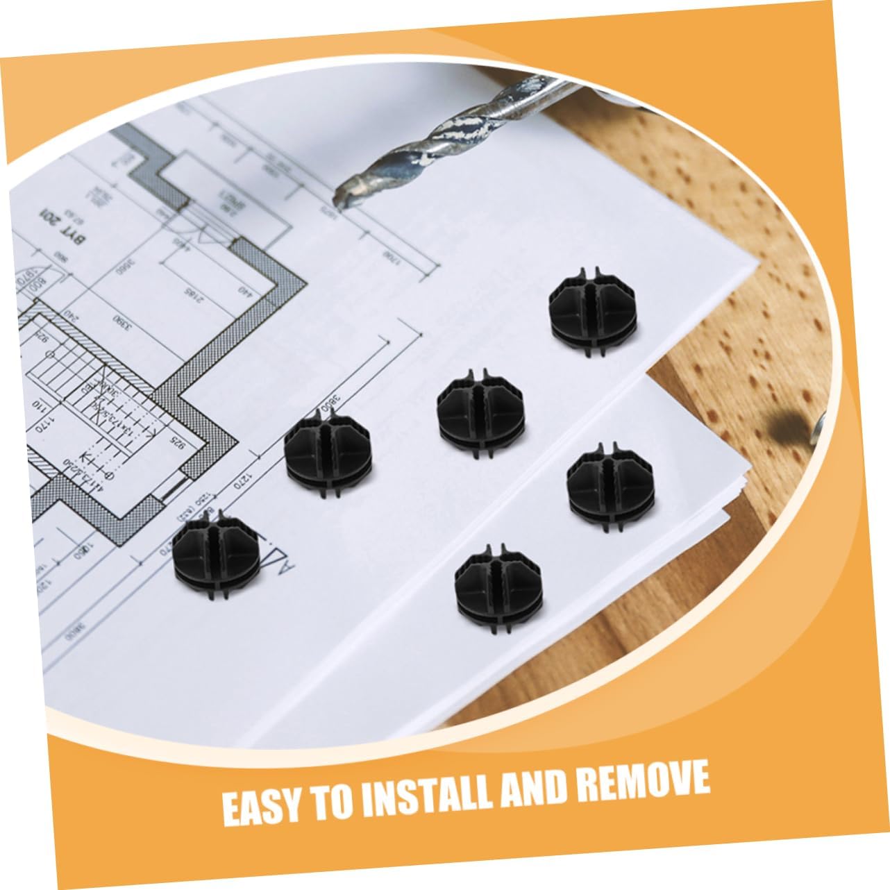 KOMBIUDA 12pcs Rabbit Cage Wire Connectors Plastic Closet Connector for Shelf Assemble Pet Cage Fixing