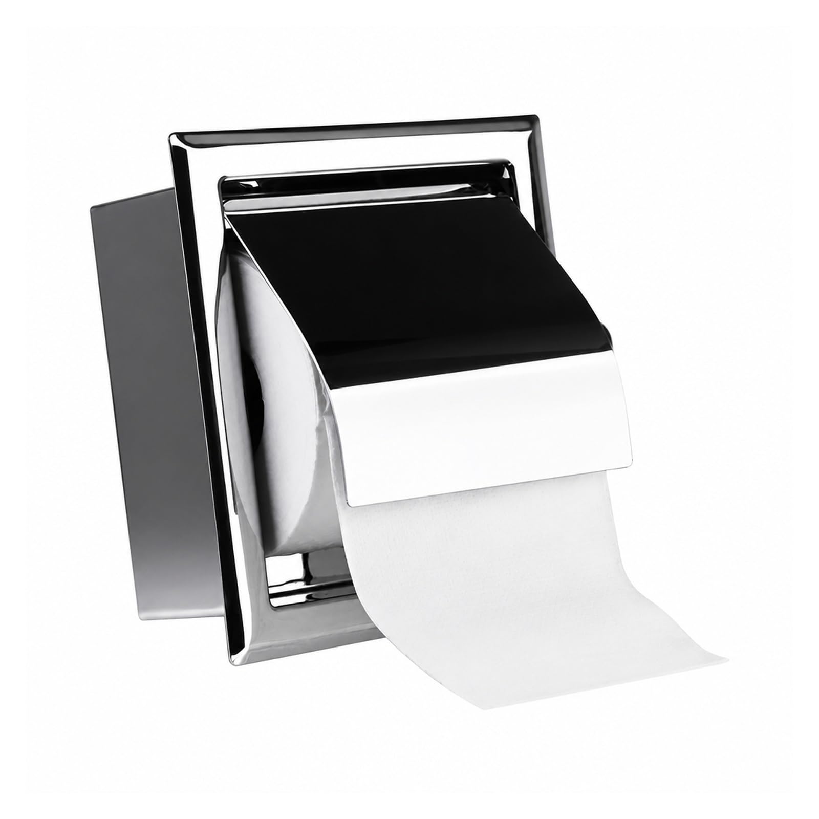 Portarotolo da parete in acciaio inox
