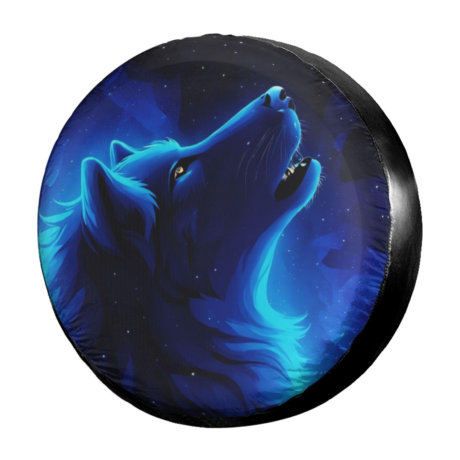 Dujiea Military Tactical Star Spare Tire Cover with Backup Camera Hole, Universal Wheel Tire Cover Tire Protectors for Jeep Trailer RV Van SUV Truck Camper and Many Vehicle 17inch — view 67