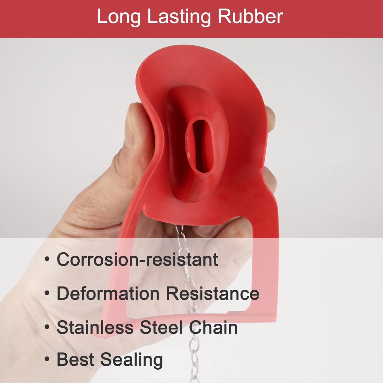 2 Pack Toilet Flapper Replacement Compatible with Kohler Hinge-style parts 84995 and 1000490 Flapper Replacement Water Saving, High Performance, Easy to Install