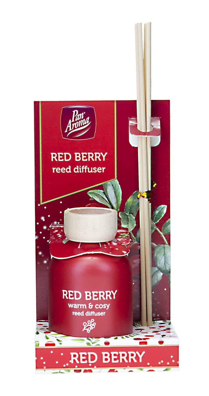 Pan Aroma Red Pan Aroma® Air Freshener Reed Diffuser, Berry, 50Ml