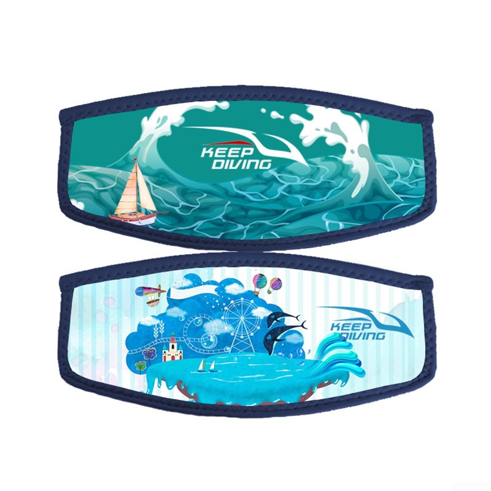 Lot de 2 sangles de plongée en néoprène, protection des cheveux, empêche le glissement de la sangle de plongée avec tuba et surf, accessoire de sports nautiques confortables pour cheveux longs (rouge Lot de 2 sangles de plongée en néoprène, protection des cheveux, empêche le glissement de la sangle de plongée avec tuba et surf, accessoire de sports nautiques confortables pour cheveux longs (rouge