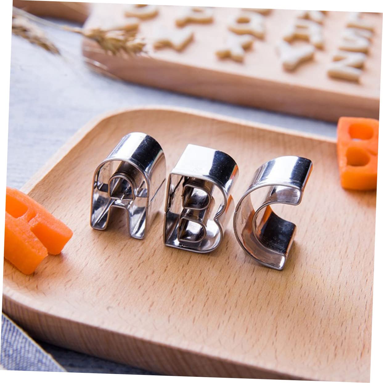 Zerodeko Cortadores De Galletas De Acero Inoxidable De Moldes Para Biscuits Portátiles Para Repostería y Decoración De Pasteles Kit
