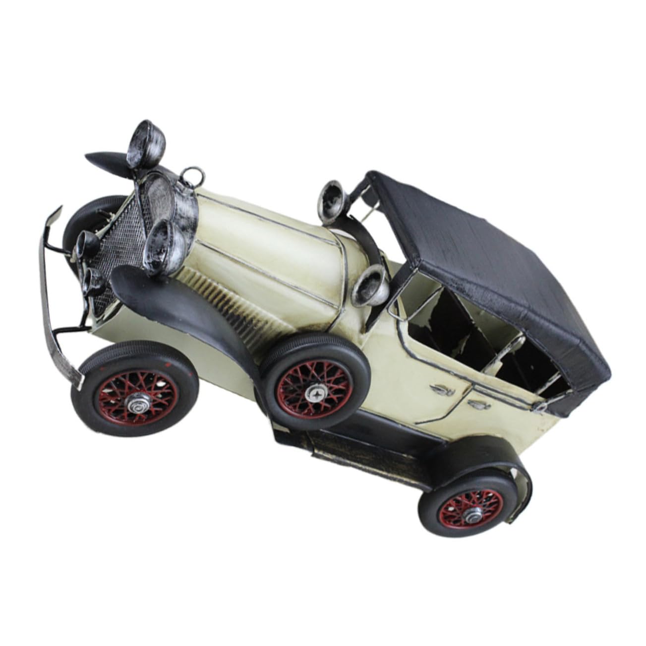 FUNOMOCYA Vintage Toy Car Model Iron Truck Adornment Unique Home Decor for Collectors