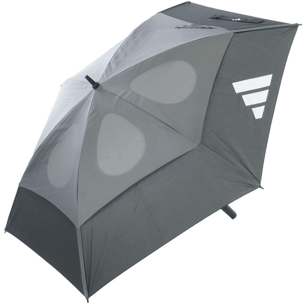 adidas Unisex Double Canopy Umbrella Umbrella, black/grey, One Size