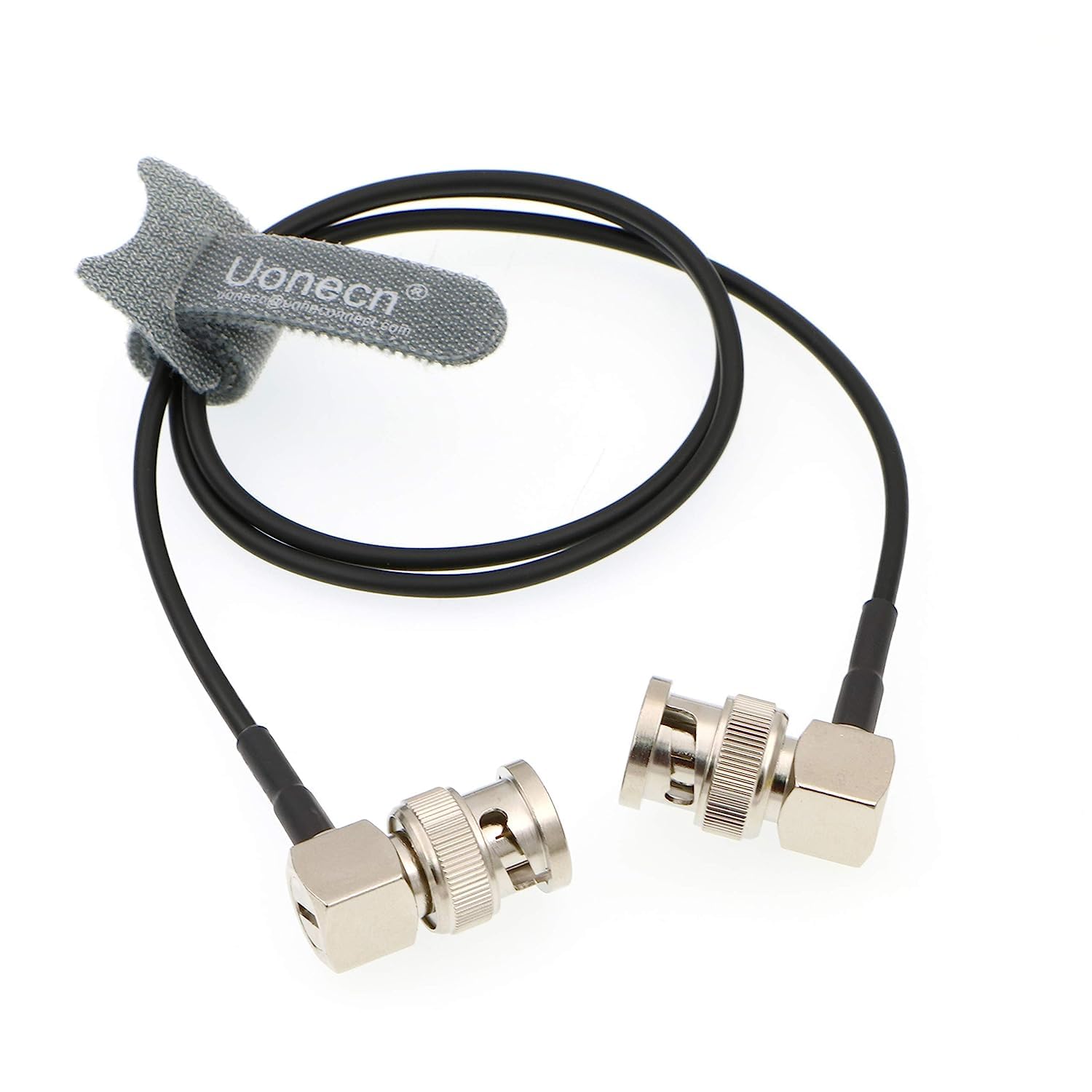 Uonecn Flexible HD SDI Cable RG179 Right Angle BNC Male to Right Angle BNC Male 75ohm for Blackmagic HyperDeck Shuttle BMCC BMPC Hyperdeck Cameras - Image 3