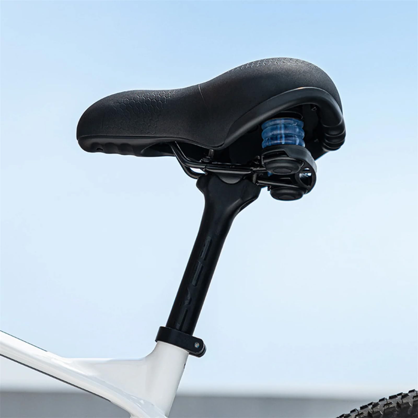 SelleNuage Confort Sport，Selle de vélo Ergonomique Large pour Homme et Femme siège vélo Respirant et amortissant en Mousse à mémoire de Forme étanche et Confortable
