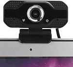 Webcam Full HD 1080P, caméra d'ordinateur de bureau USB pour cours en ligne avec microphone, webcams pour ordinateurs pour enregistrement et streaming de vidéoconférences