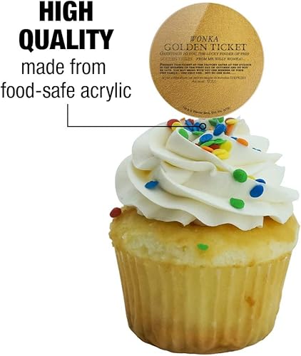 Miniatura 3 de Willy Wonka and the Chocolate Factory - Juego de 6 piezas para decoración de cupcakes