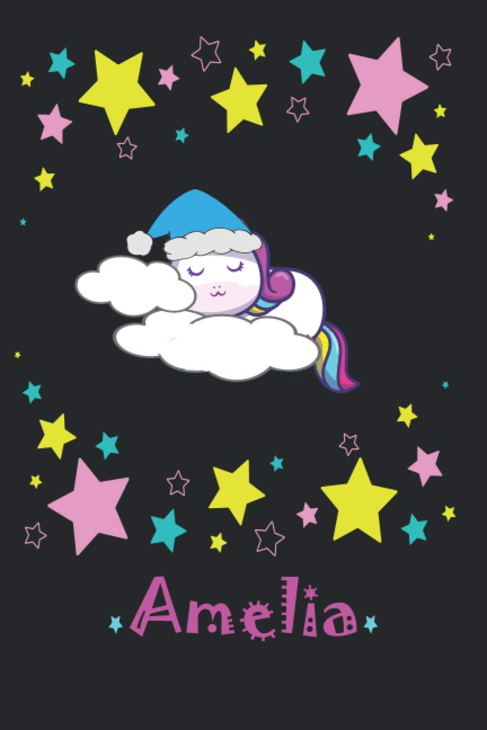 Amelia notebook: Lined notebook with 100 pages