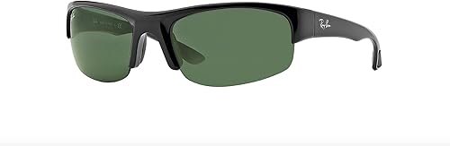 Ray-Ban Sport RB4173-60171 - Lentes de sol color negro con lente clásica verde de 2441in Negro 62 mm