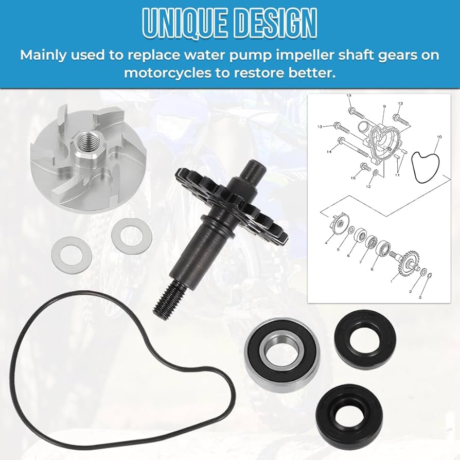 【♡】 ウォーターポンプ インペラー シャフト シール ベアリング