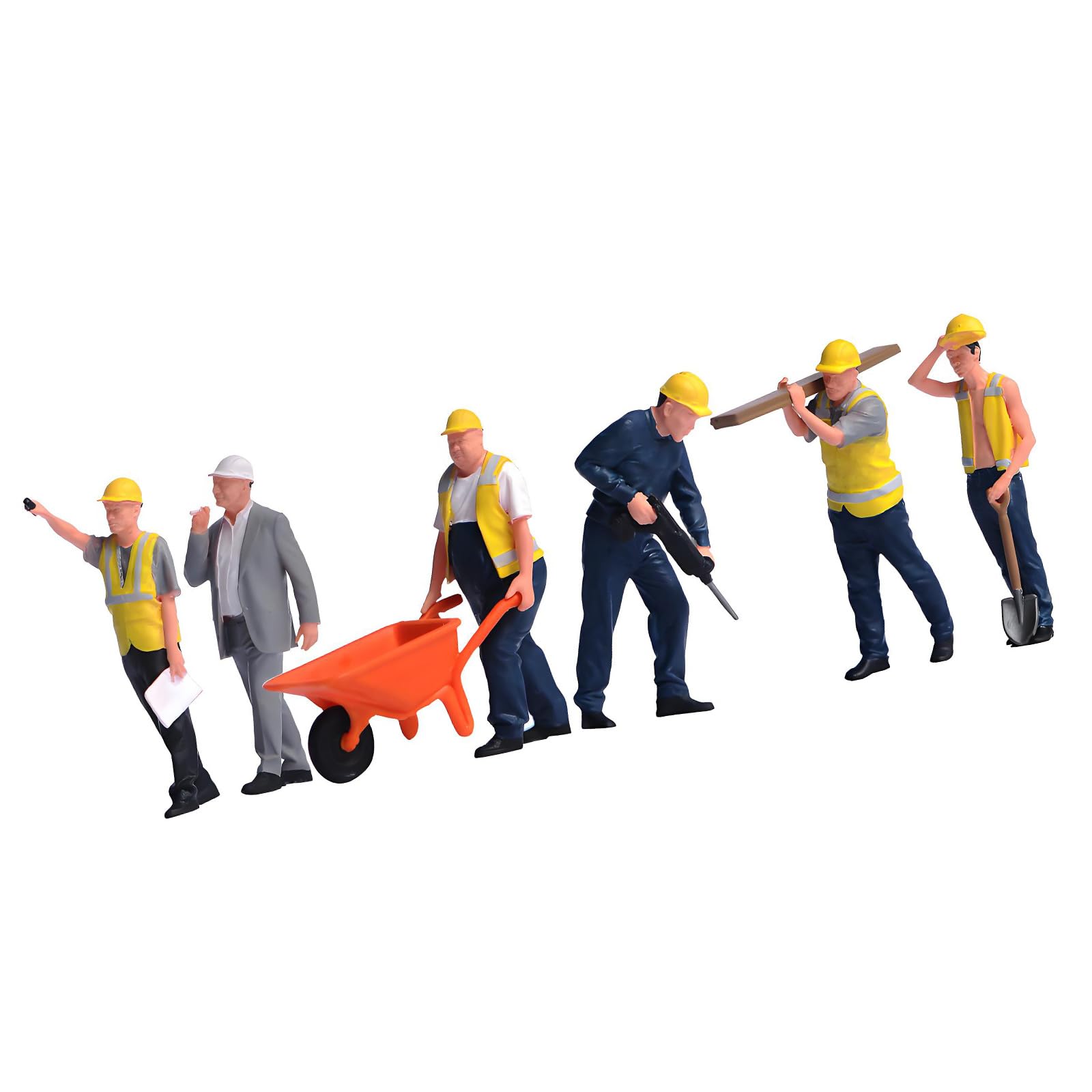 Set miniature Laborer, sculture in resina in 1: 64, B