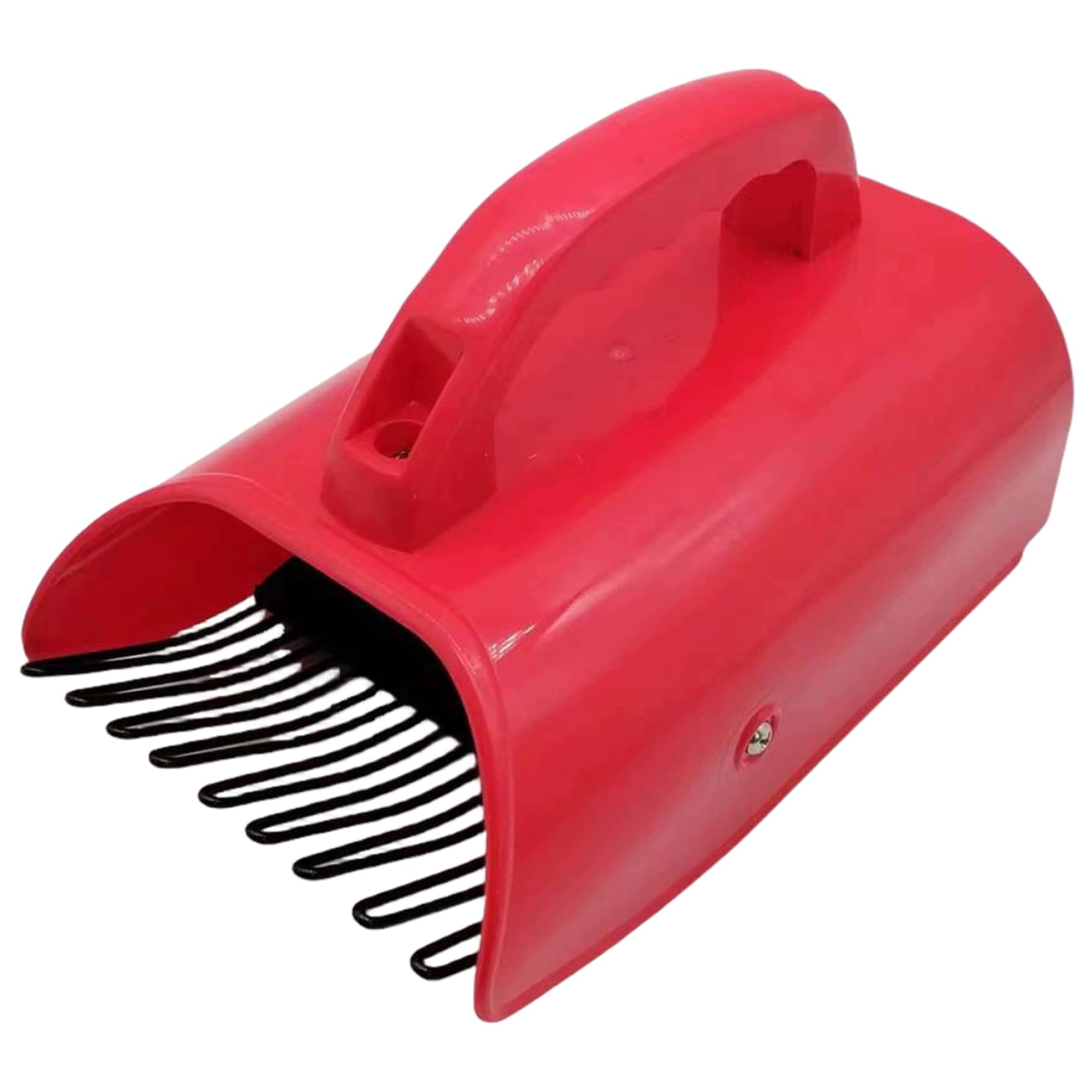 Metallic Berry Picker with Ergonomic Handle, Large Capacity Blueberry & Raspberry Picking Tool for Orchard, Garden & Farm.