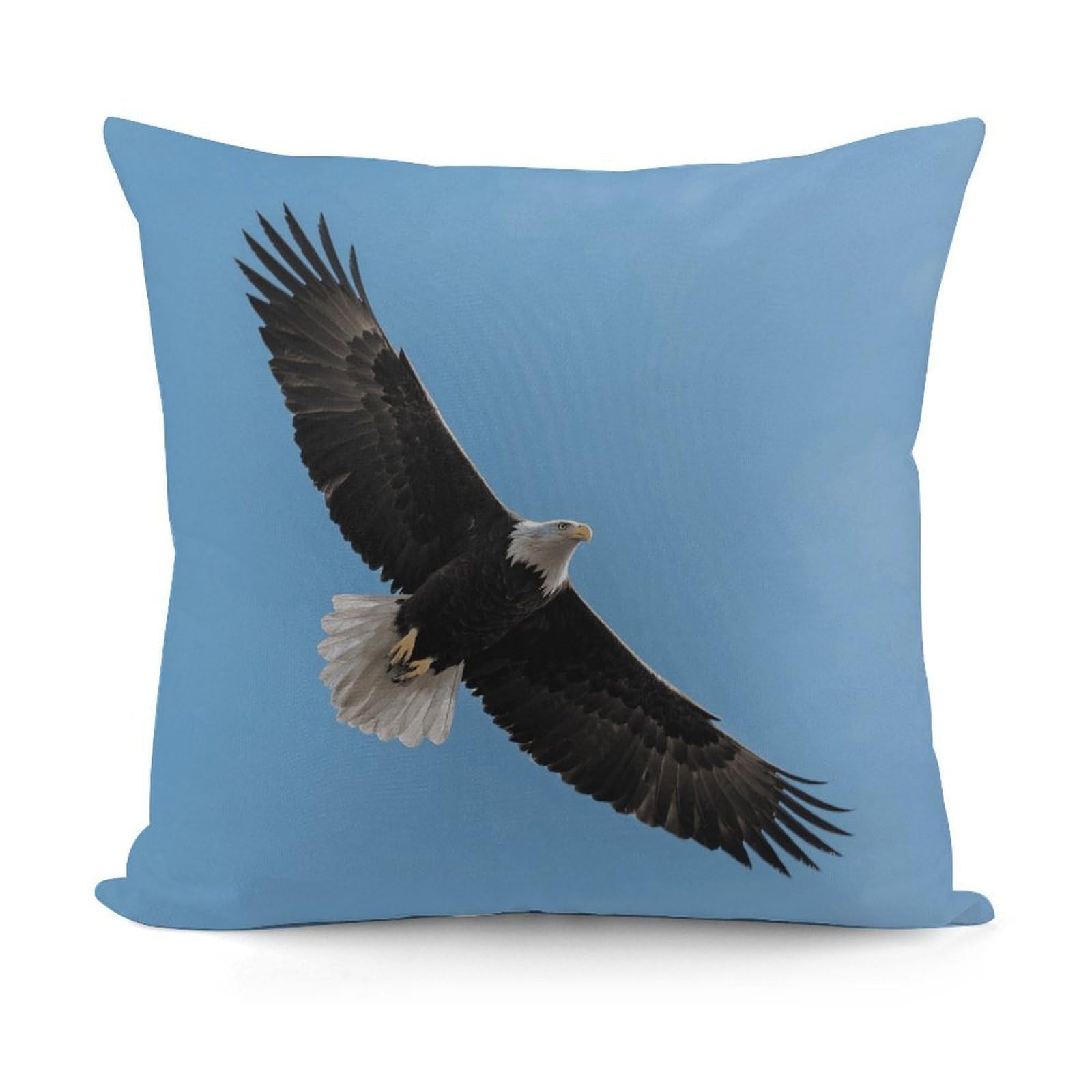 VstaDank Soaring Eagle Throw Pillow Covers Fade-Resistant Removable Pillowcase Square Cushion Case Cozy Pillow Case Breathable Pillow Protector Soft Pillow Shams 18"x18"