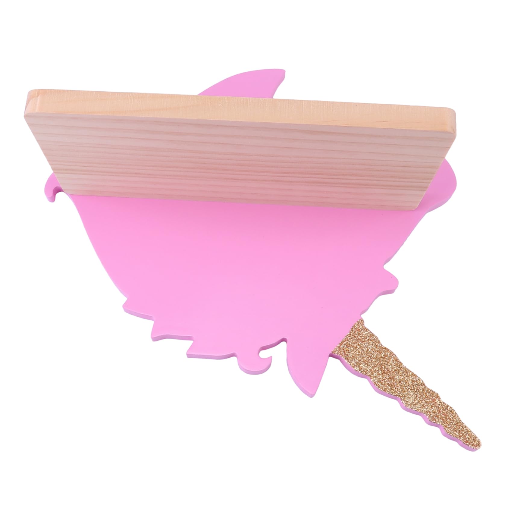 VINTORKY 1Pc Adorable Unicorn Storage Organizer Mount Wooden Holder for Books Lotion Decor for Rooms Playrooms Stylish Home Decor