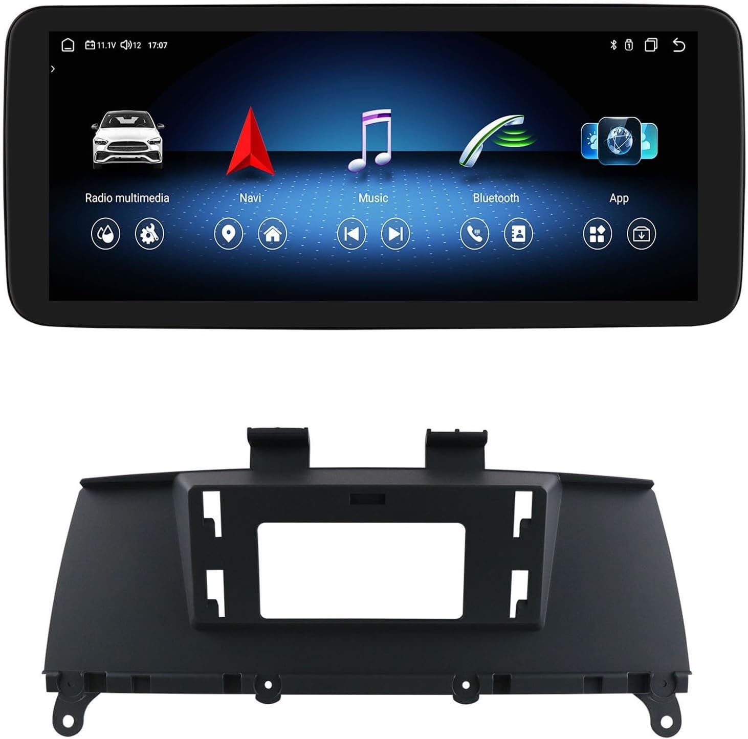 ,4core(1g+32g),Android 15 10,25-calowy ekran dotykowy jednostka główna do B-MW X3 X4 F25 F26 2013-2016, bezprzewodowy Carplay, Android Auto, GPS, Bluetooth