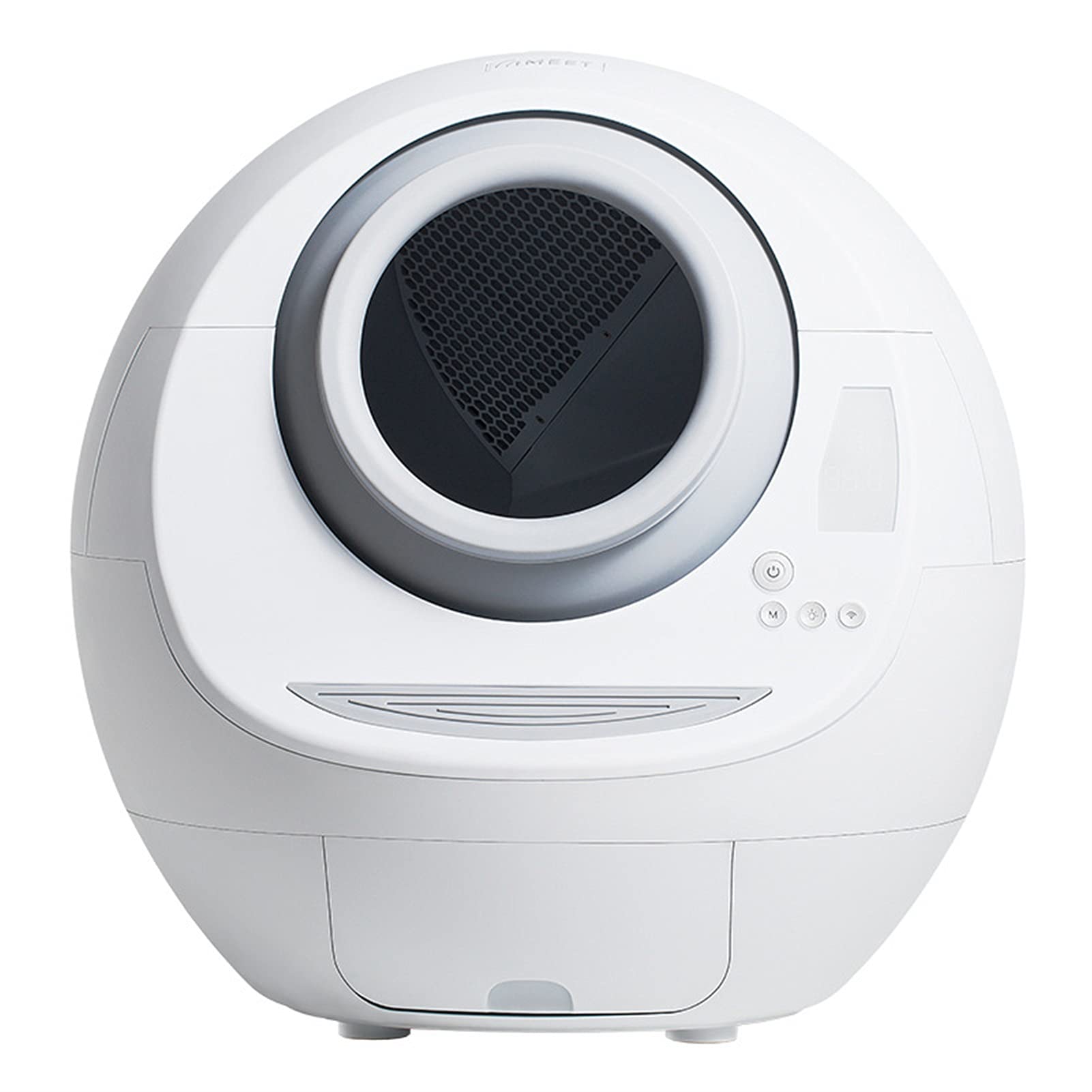 Arenero Gatos Smart Cat Box Caja de arena cerrada Caja de arena de CAT Limpieza inteligente □ Sandbox 2 Operación Modos de operación, inodoro de mascotas anti-splash para 20kg CAT, 6L Caja de Arena