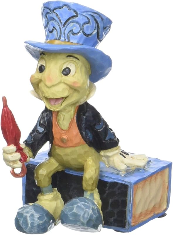Enesco Disney Traditions by Jim Shore Pinocho Pepito Grillo Figura en miniatura, 2.75"