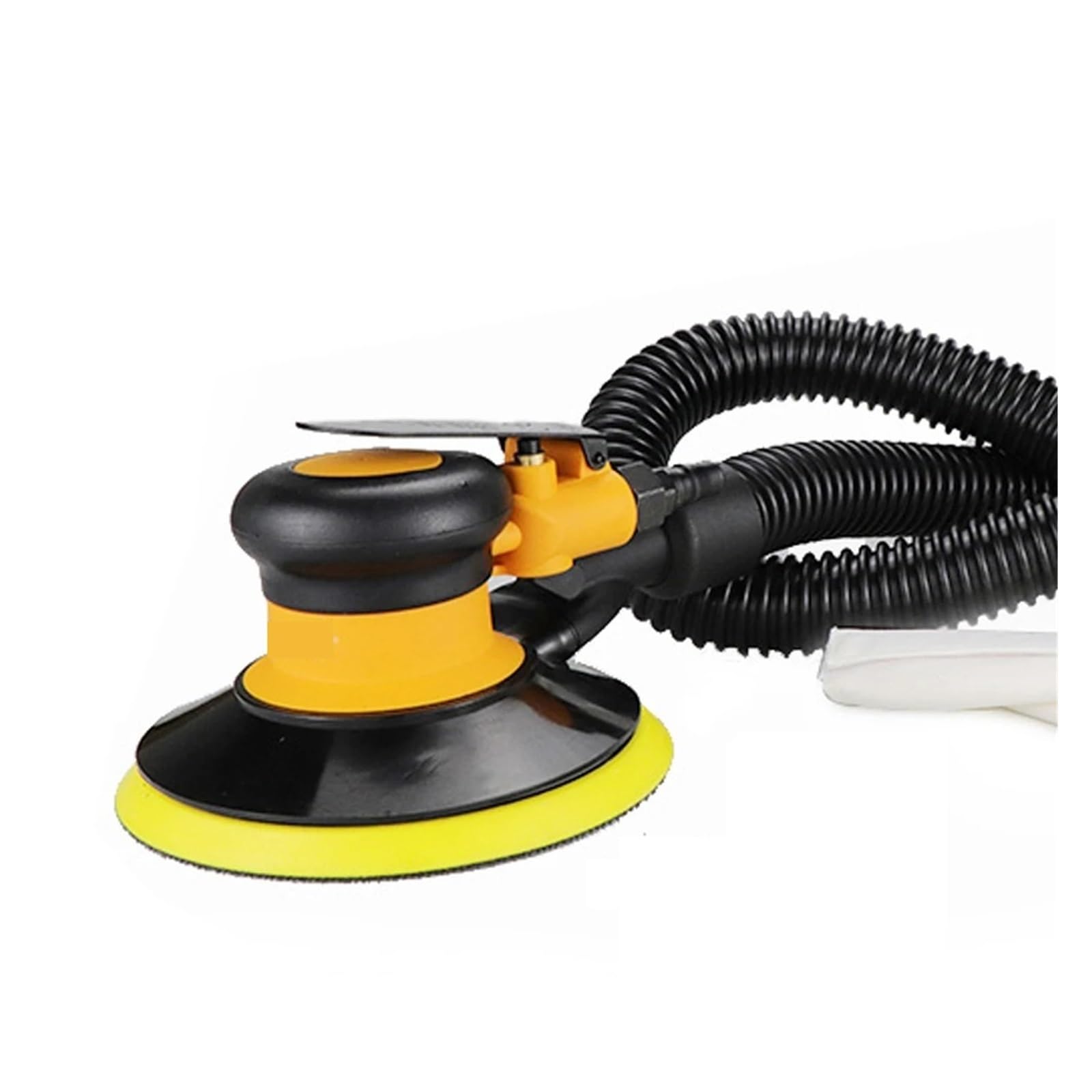 LIJADORA Orbital neumática de 5 pulgadas/6 pulgadas, pulidora de aire de 125mm/150mm, máquina rectificadora excéntrica de 5mm con aspiradora de aire Uso multipropósito(5inch no Vacuum)