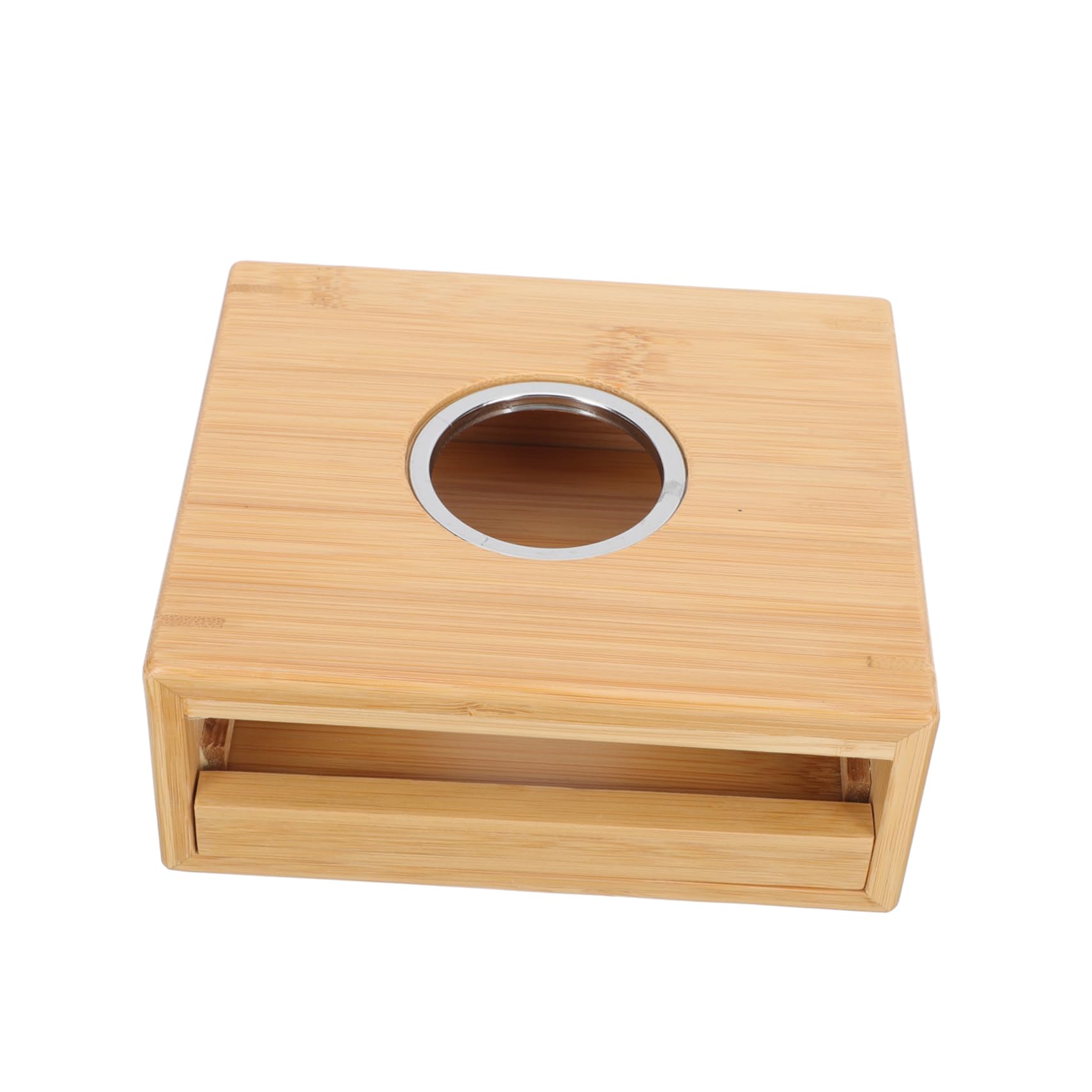 OKUMEYR Bamboo Tea Warmer Teapot Warmer Base Japanese Style Candle Holder for Teapot