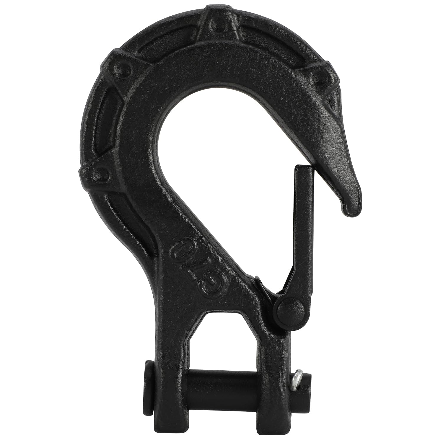Gancho Enganche para Remolque 3/8" con grillete de Anilla en D Gancho para cabrestante de Alta Resistencia, diseñado para recuperación y Remolque de Coches Camiones quads SUV y vehículos Todoterreno.