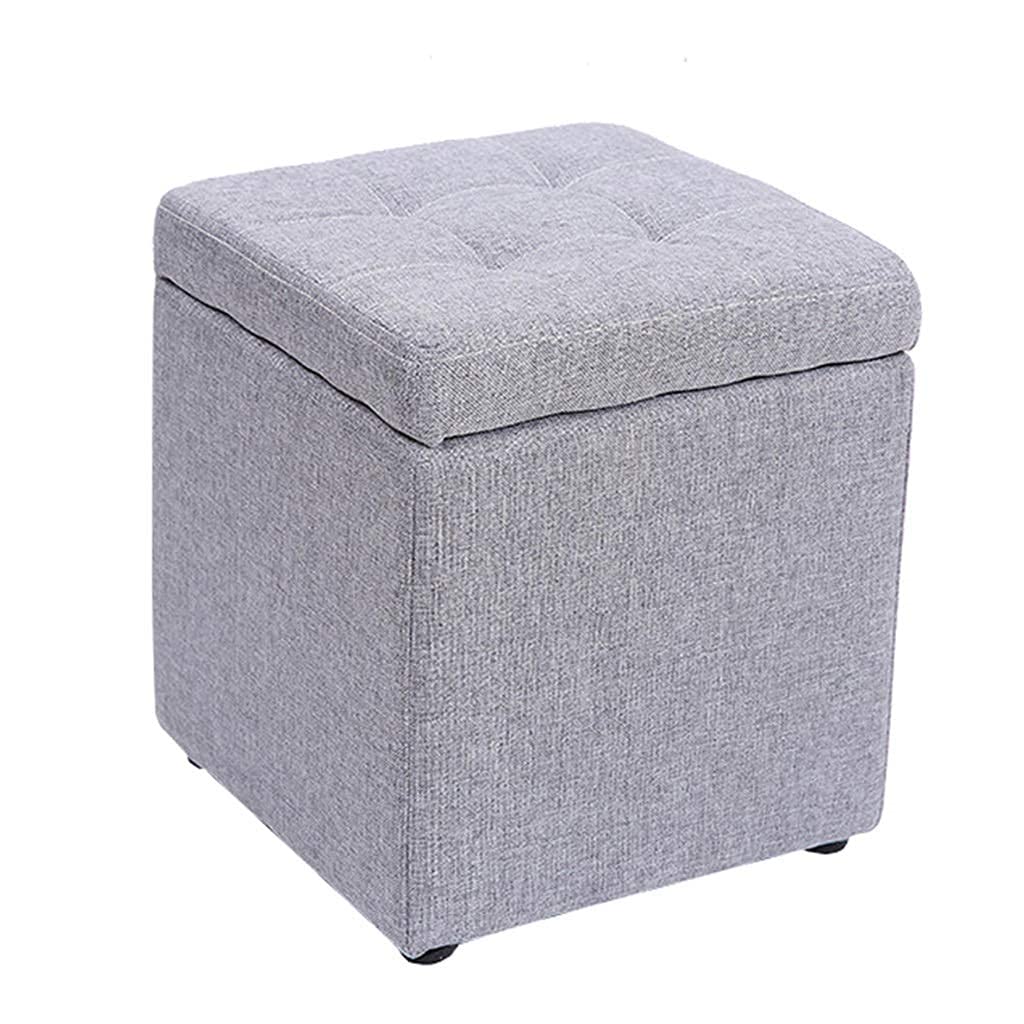 Chaise Pouf Gain de Place pour Ranger et S'asseoir Confortablement