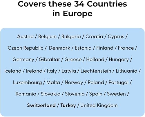 Miniatura 5 de Tarjeta SIM para viajes en Europa 28 días de vacaciones con CallHome y conexión de hotspot. Llamadas locales ilimitadas + 15 minutos a Estados
