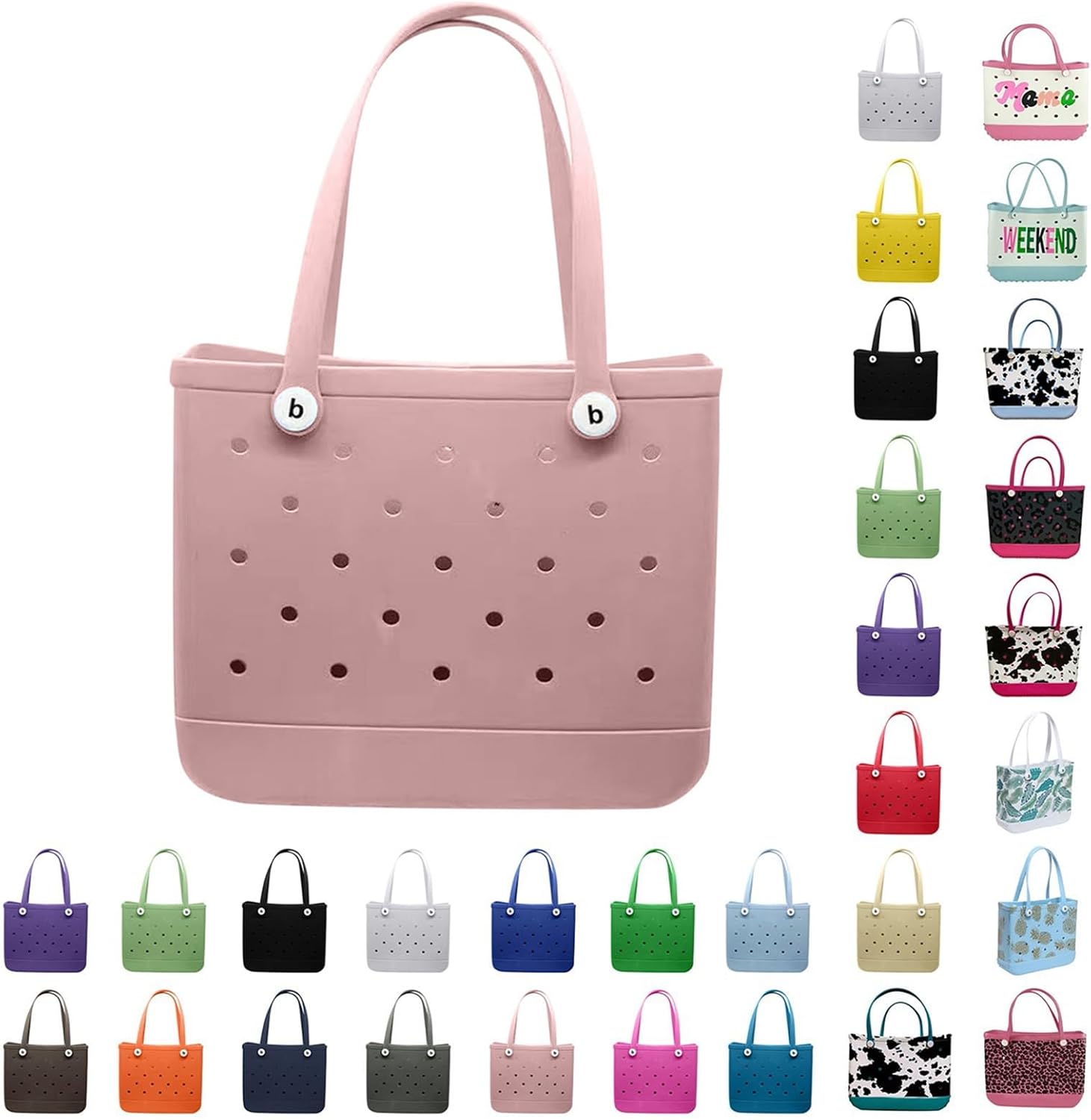 Beach Tote Bag, Extra Large Rubber Tote Bag Waterproof Washableable Tip Proof for the Beach Boat Pool Sports Beach Tote Bag, Extra Large Rubber Tote Bag Waterproof Washableable Tip Proof for the Beach Boat Pool Sports