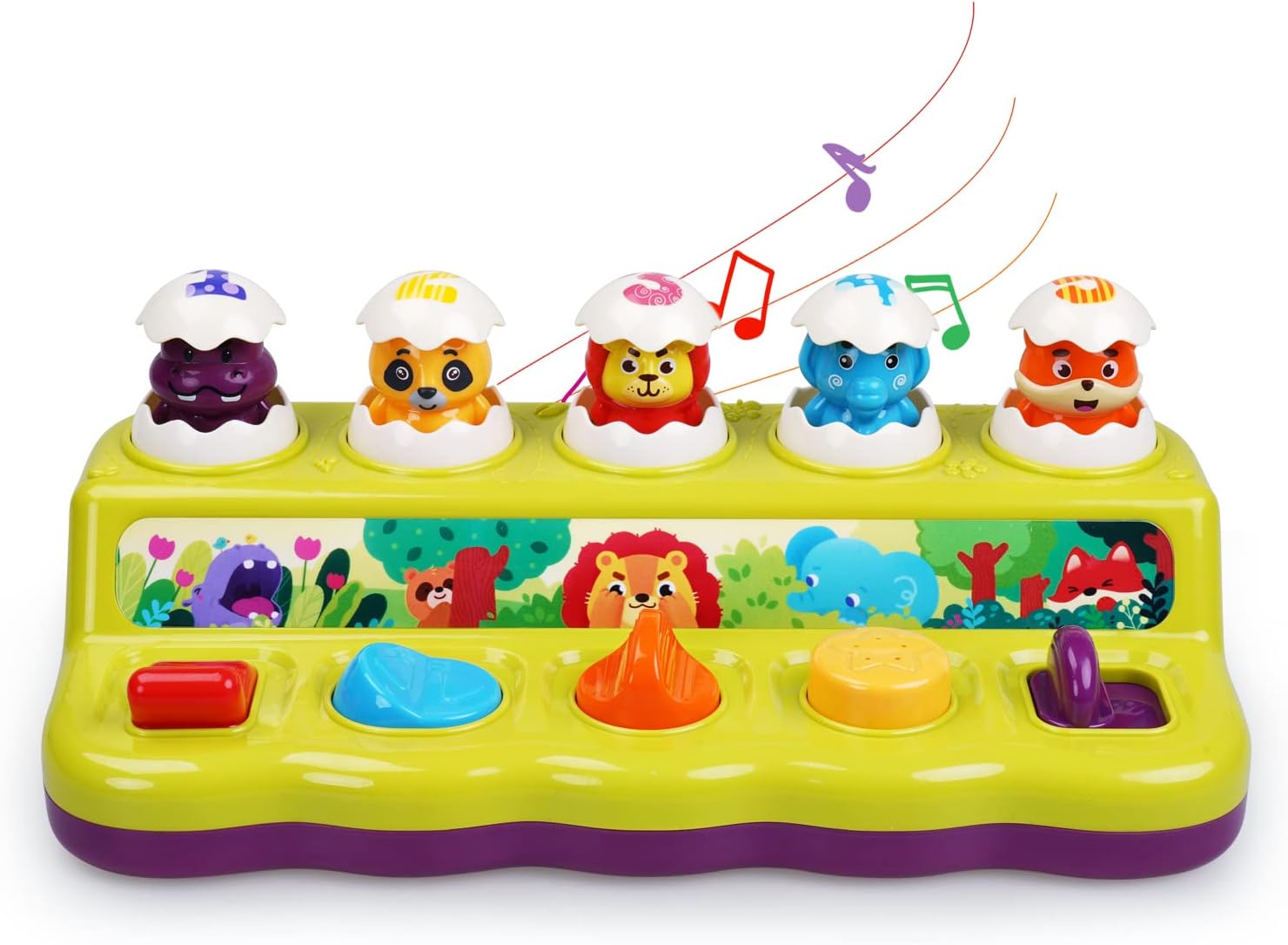FS Toddler Pop Up Toy with Music and Light, Cause and