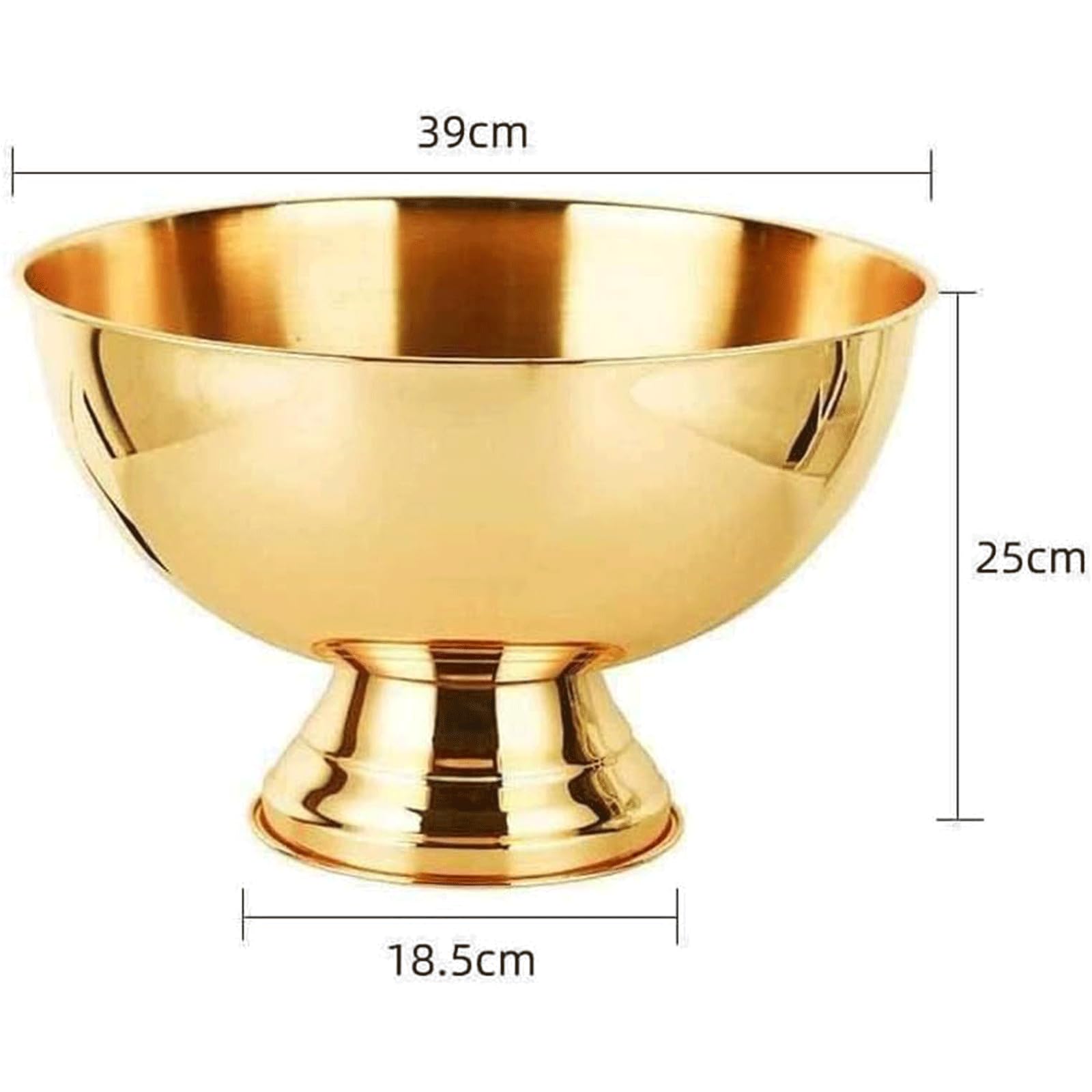Cubitera Botella Vino Cubo de Hielo para champán, cubeta para Hielo, Cubo de Acero Redondeado, Vino, Cerveza, Enfriador para Fiestas, Ideal para Enfriar Cerveza en casa, Bar