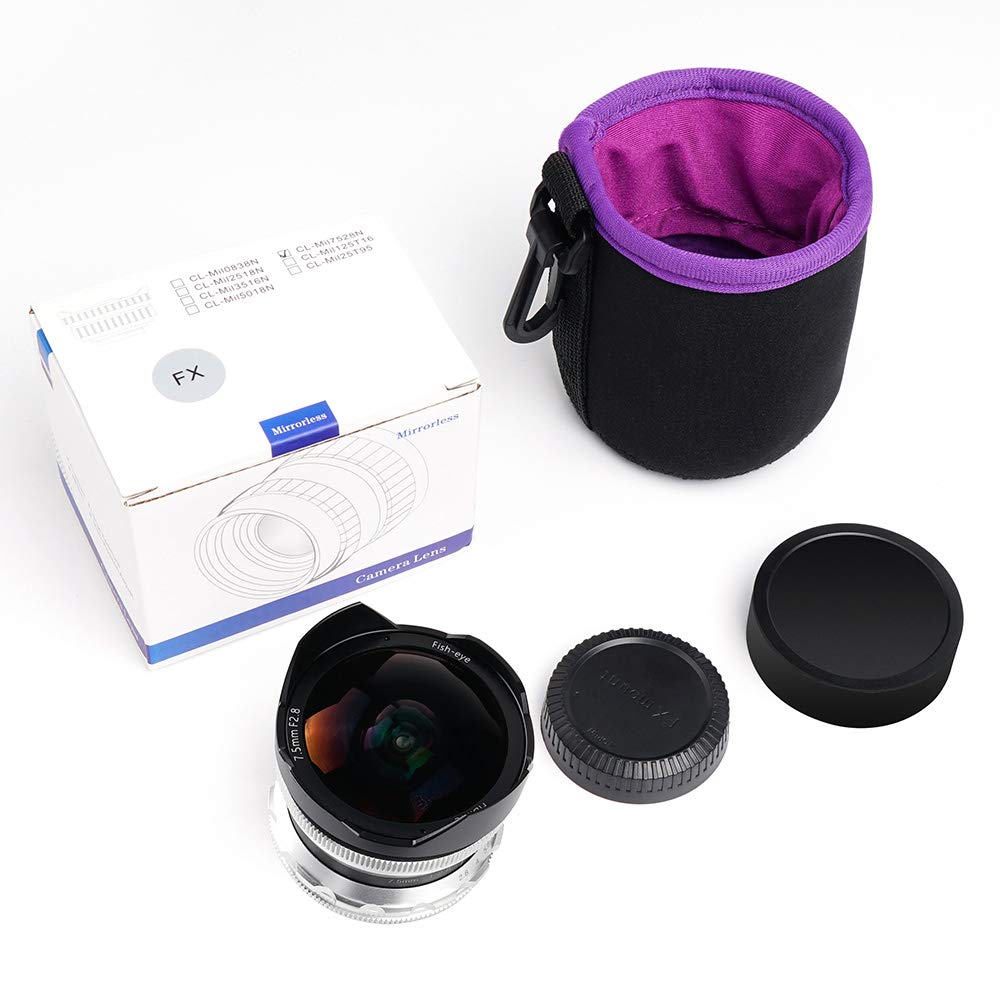 Amazon | PERGEAR 7.5mm F2.8 マイクロフォーサーズ 広角魚眼レンズ