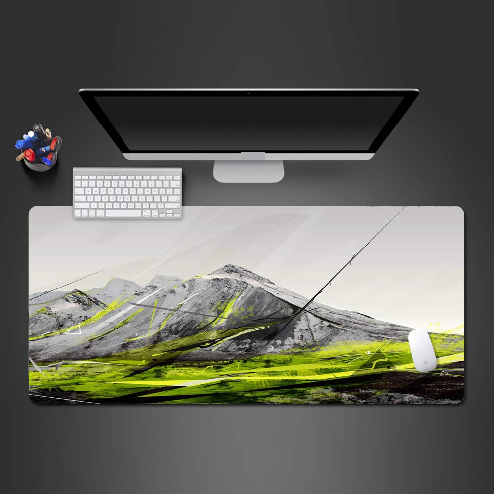 Beautiful landscape mouse pad art fashion computer keyboard desktop pad large game pad three-dimensional sense 5 600X300X2MM