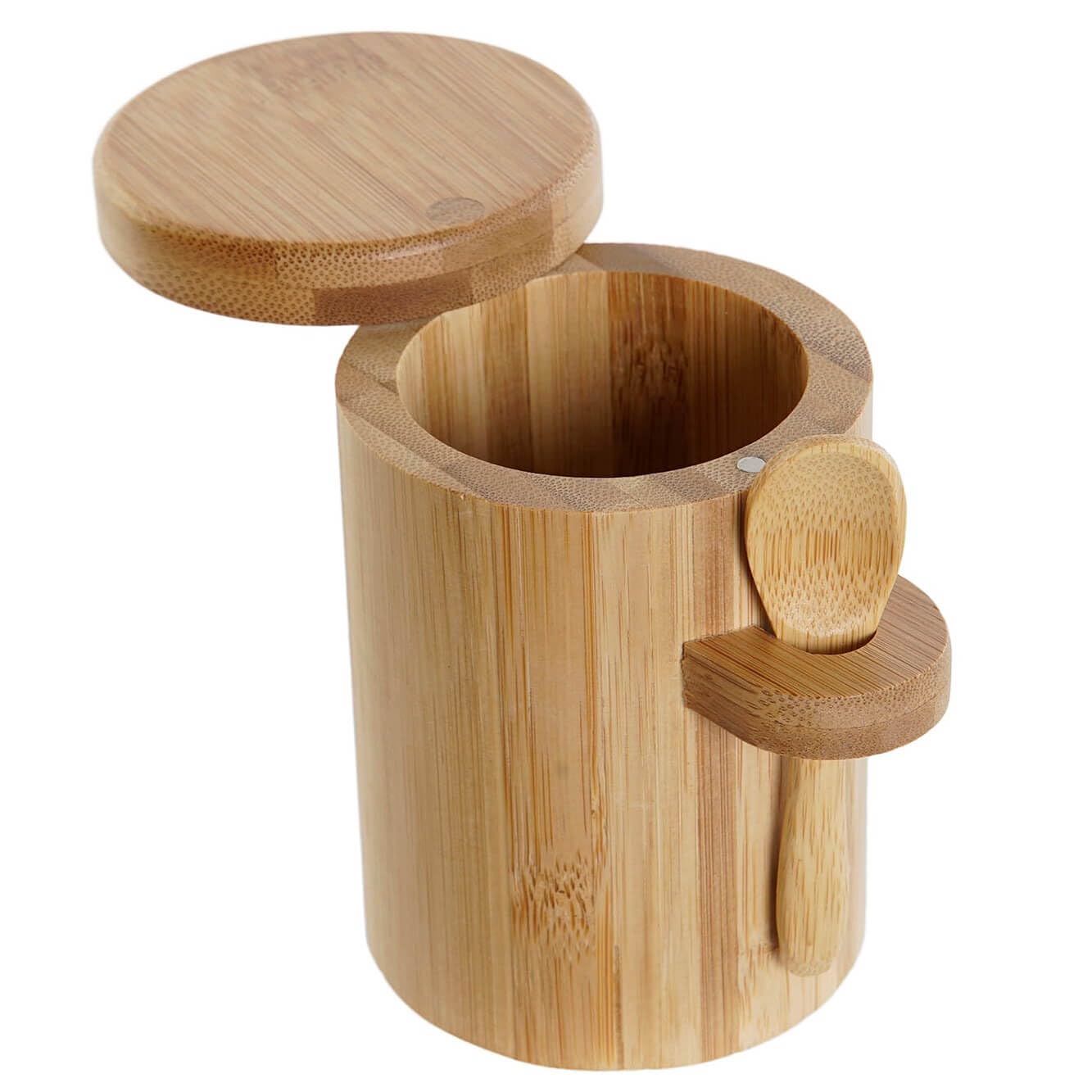 Salero y Azucarero bambu natural para cocina sol nacido (Pack)