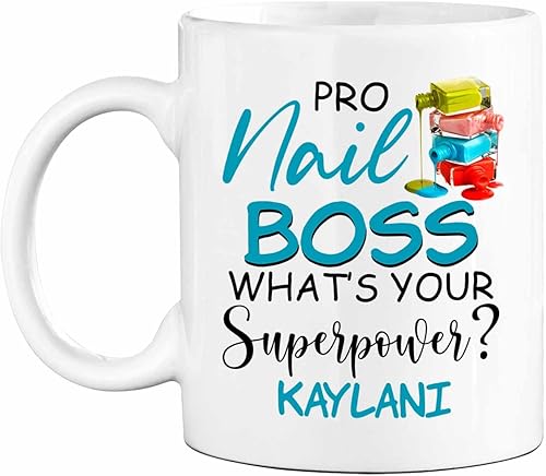Miniatura 8 de Taza de café personalizada Nail Tech Manicurista, taza de viaje, taza de café de manicura única para esmalte de uñas, taza de café personalizada a