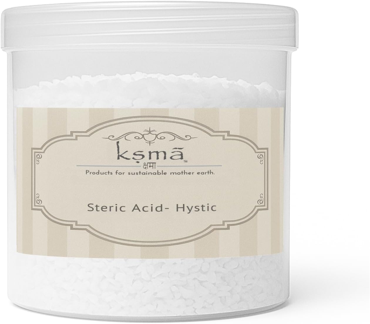 Stearic Acid Emulsion & Stabilizing Agent For Making Cosmetics, Soap Making Raw Material (200gm)