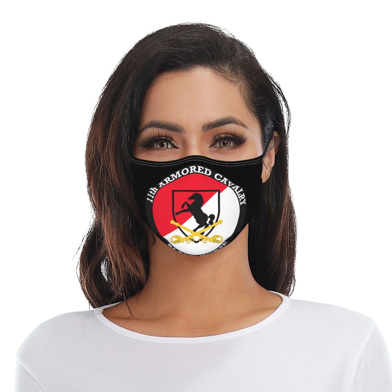 11th Armored Cavalry Regiment Adult Dust Mask Adjustable Dust Face with 2 Filter52