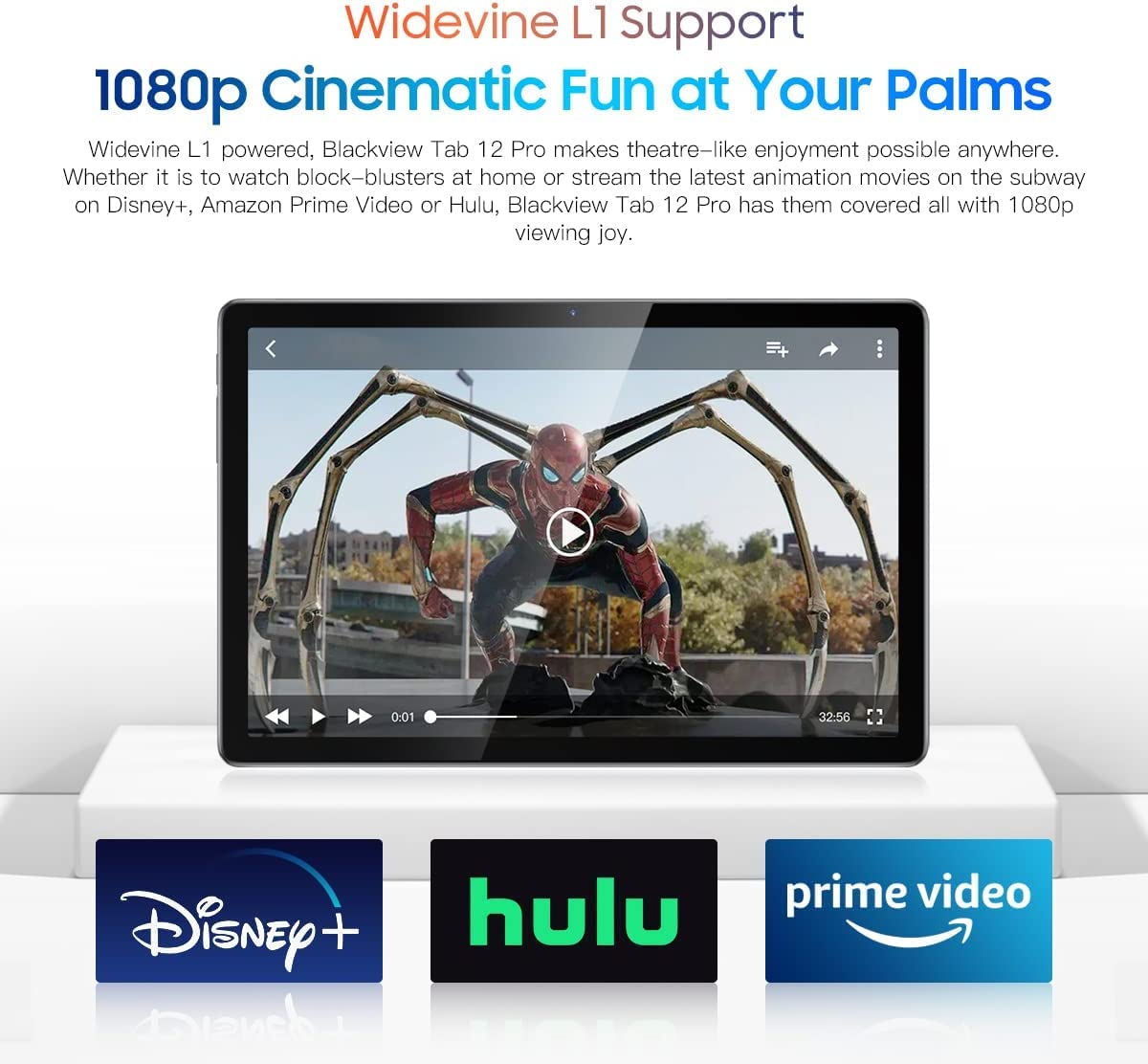 Blackview Tab 12 PRO Tablet Android 12, tela FHD+ de 10,1