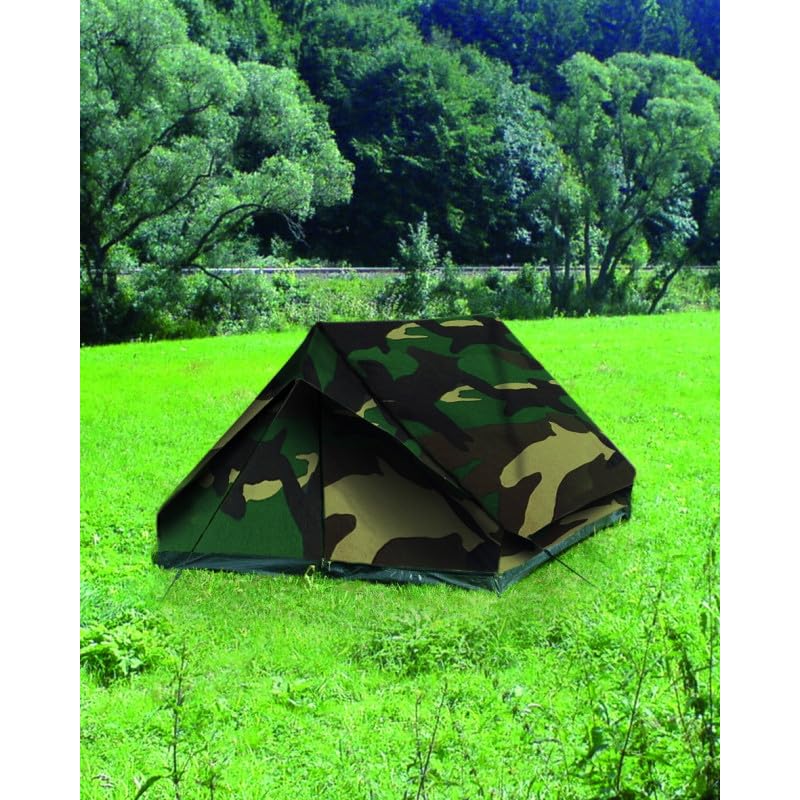 Amazon | Mil-Tec テント 2人用 MINI PACK Standard - WOODLAND Camo
