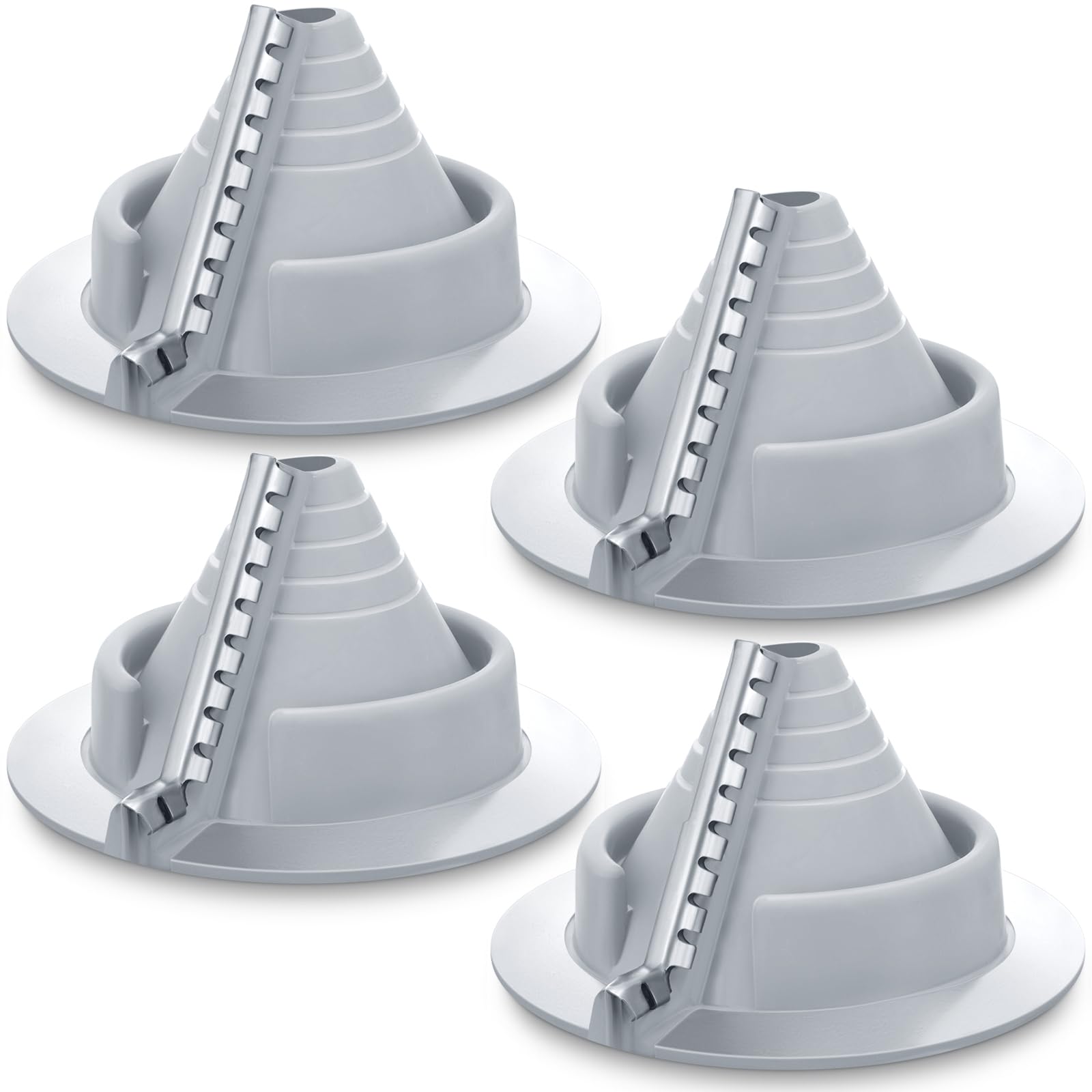 Photo 1 of Pushglossy 4-Pack EPDM Roof Pipe Flashing Boots