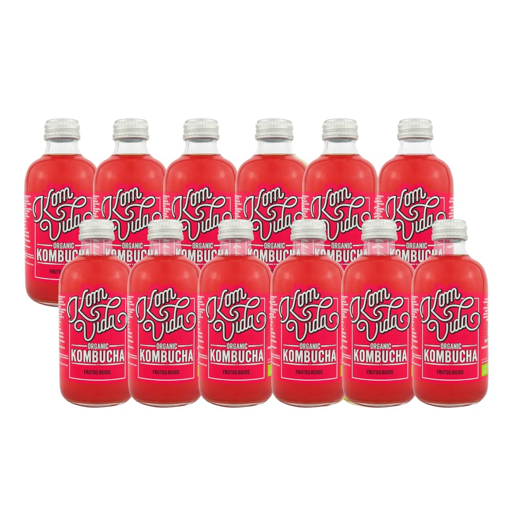 Kombucha Frutos Rojos (Berryvida) Bio 12x250ml Komvida